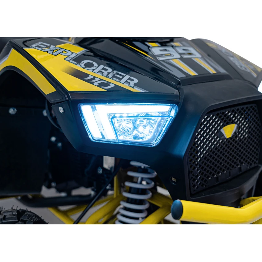 110CC EXPLORER Žltá motorová štvorkolka – Obrázok 2