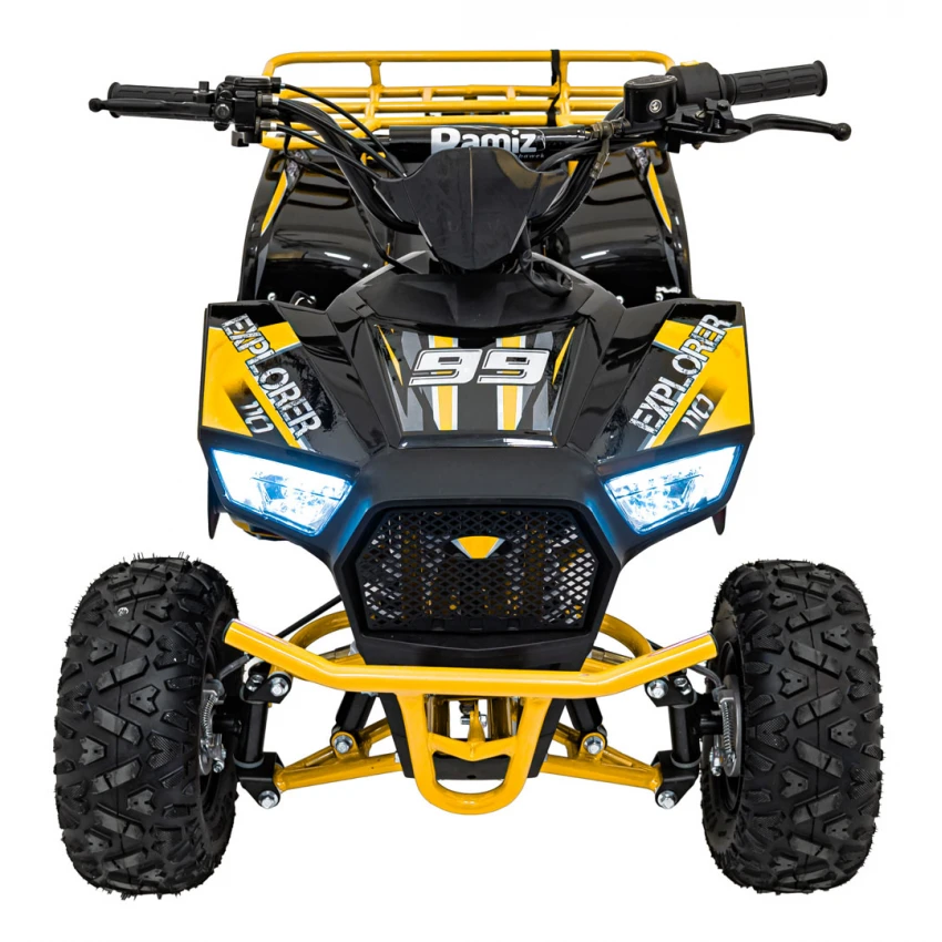110CC EXPLORER Žltá motorová štvorkolka – Obrázok 20