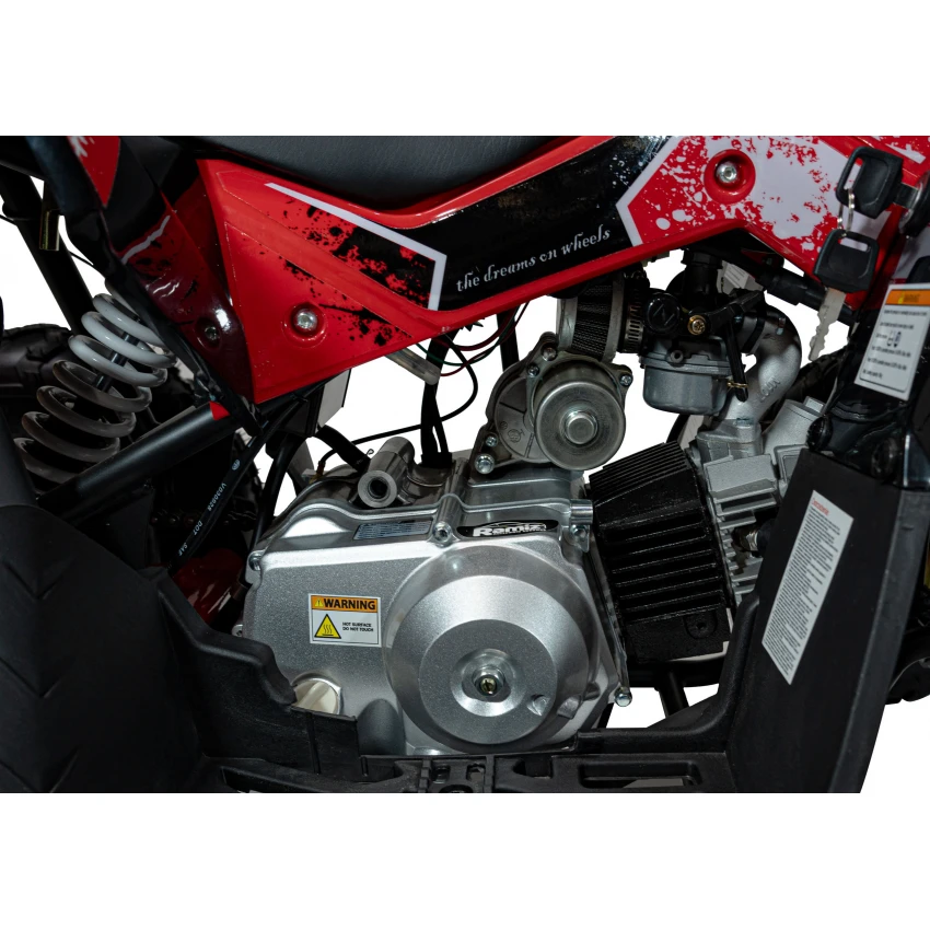Benzínová štvorkolka RENEGADE HIPERFECT 110CC červená Quad Bike – Obrázok 8