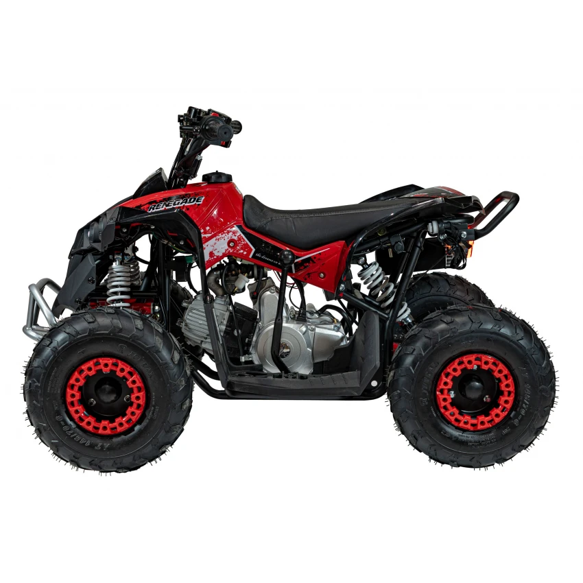 Benzínová štvorkolka RENEGADE HIPERFECT 110CC červená Quad Bike – Obrázok 16
