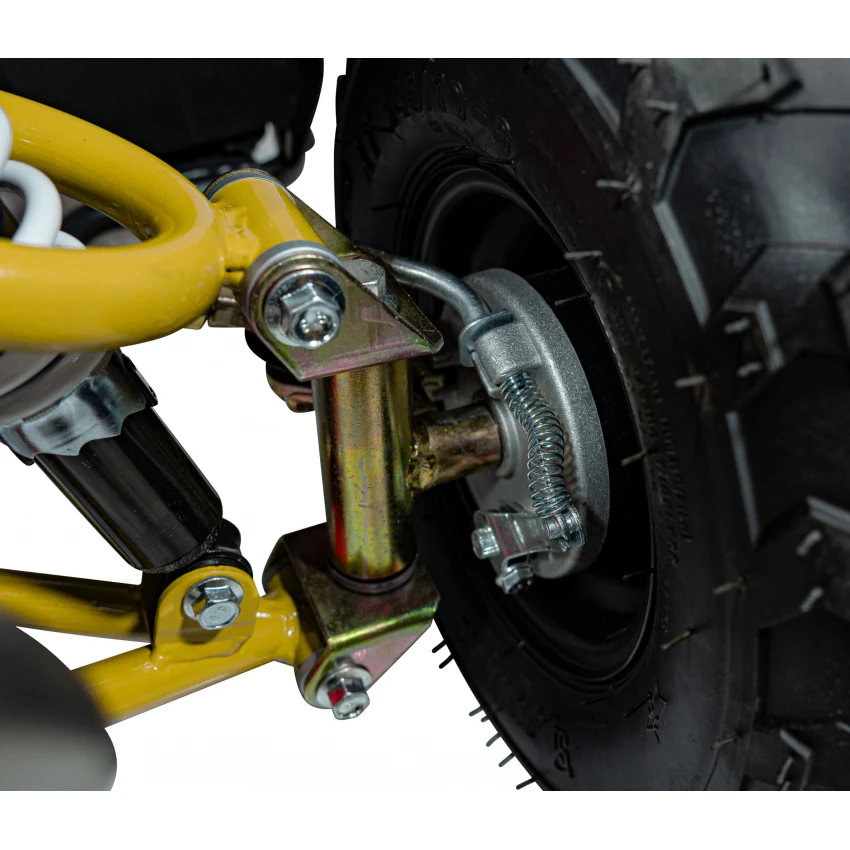 Benzínová štvorkolka RENEGADE HIPERFECT 110CC žltá Quad Bike – Obrázok 4