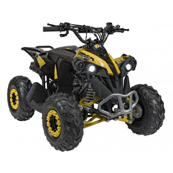 Benzínová štvorkolka RENEGADE HIPERFECT 110CC žltá Quad Bike – Obrázok 16