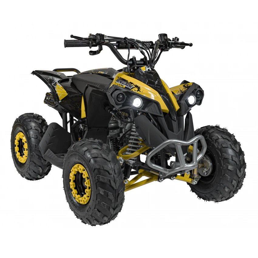 Benzínová štvorkolka RENEGADE HIPERFECT 110CC žltá Quad Bike – Obrázok 16