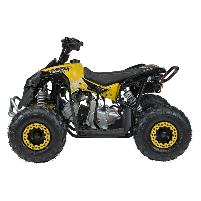 Benzínová štvorkolka RENEGADE HIPERFECT 110CC žltá Quad Bike – Obrázok 15