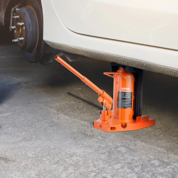 Hydraulický zdvihák s výškou zdvihu, zdvih 10 ton na špičke, nosnosť 20 ton na vrchu strojového zdviháka, výška špičky 1,2 – 7,5 palca, výška hore 12,6 – 18,9 palca, pneumatický hydraulický čeľustový zdvihák pre stroje, priemysel – Obrázok 6