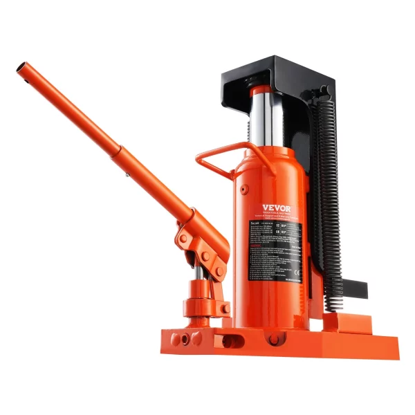 Hydraulický zdvihák s výškou zdvihu, zdvih 10 ton na špičke, nosnosť 20 ton na vrchu strojového zdviháka, výška špičky 1,2 – 7,5 palca, výška hore 12,6 – 18,9 palca, pneumatický hydraulický čeľustový zdvihák pre stroje, priemysel – Obrázok 5
