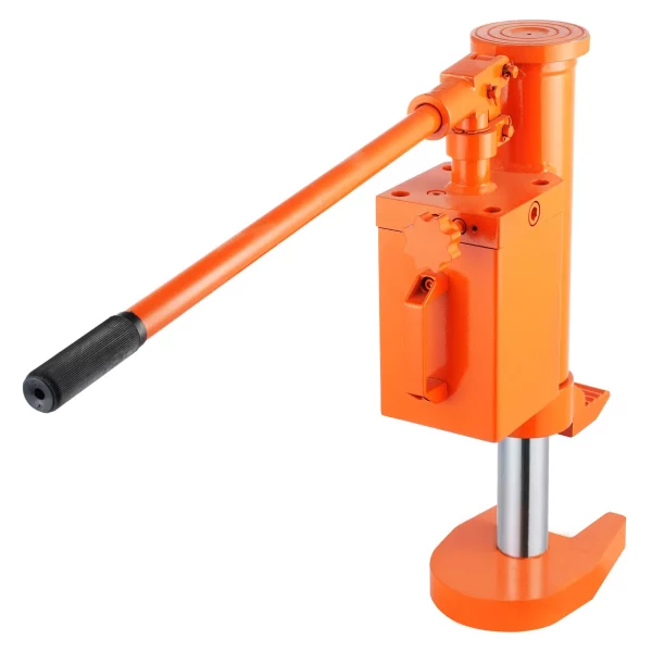 Hydraulický zdvihák s výškou zdvihu, zdvih 5 ton na špičke, nosnosť 10 ton na vrchu strojového zdviháka, výška špičky 1,0 – 9,1 palca, výška hore 14,6 – 22,4 palca, otočný o 360° čeľustový zdvihák pre stroje, priemysel – Obrázok 3