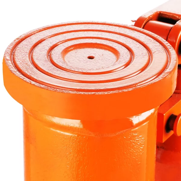 Hydraulický zdvihák s výškou zdvihu, zdvih 5 ton na špičke, nosnosť 10 ton na vrchu strojového zdviháka, výška špičky 1,0 – 9,1 palca, výška hore 14,6 – 22,4 palca, otočný o 360° čeľustový zdvihák pre stroje, priemysel – Obrázok 2