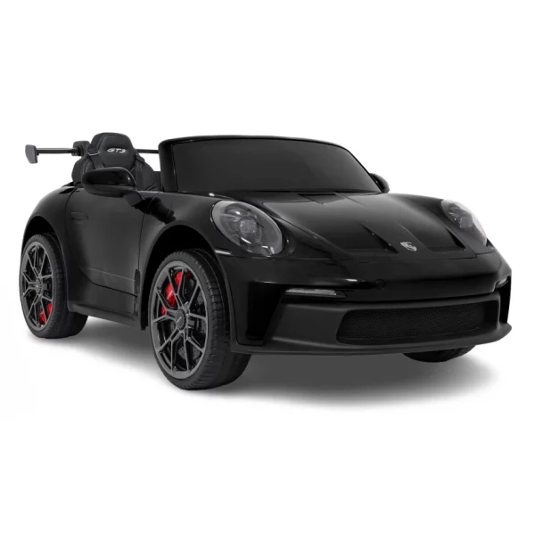 Elektrické autíčko Porsche 911GT3 24V s pohonom 4x4, čierne, Dvojmiestne sedadlo, 2,4 GHz diaľkové ovládanie, USB/AUX Vstup, 200W motory, Odpruženie, Lítiová batéria, LED svetlá vpredu aj vzadu, ORIGINÁL licencia – Obrázok 22