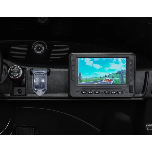 Elektrické autíčko Porsche 911GT3 24V s pohonom 4x4, čierne, Dvojmiestne sedadlo, 2,4 GHz diaľkové ovládanie, USB/AUX Vstup, 200W motory, Odpruženie, Lítiová batéria, LED svetlá vpredu aj vzadu, ORIGINÁL licencia – Obrázok 15