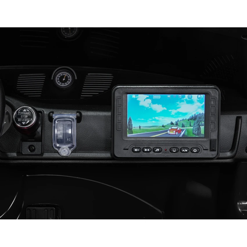 Elektrické autíčko Porsche 911GT3 24V s pohonom 4x4, čierne, Dvojmiestne sedadlo, 2,4 GHz diaľkové ovládanie, USB/AUX Vstup, 200W motory, Odpruženie, Lítiová batéria, LED svetlá vpredu aj vzadu, ORIGINÁL licencia – Obrázok 15