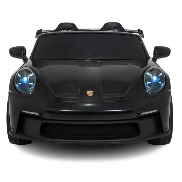 Elektrické autíčko Porsche 911GT3 24V s pohonom 4x4, čierne, Dvojmiestne sedadlo, 2,4 GHz diaľkové ovládanie, USB/AUX Vstup, 200W motory, Odpruženie, Lítiová batéria, LED svetlá vpredu aj vzadu, ORIGINÁL licencia – Obrázok 29
