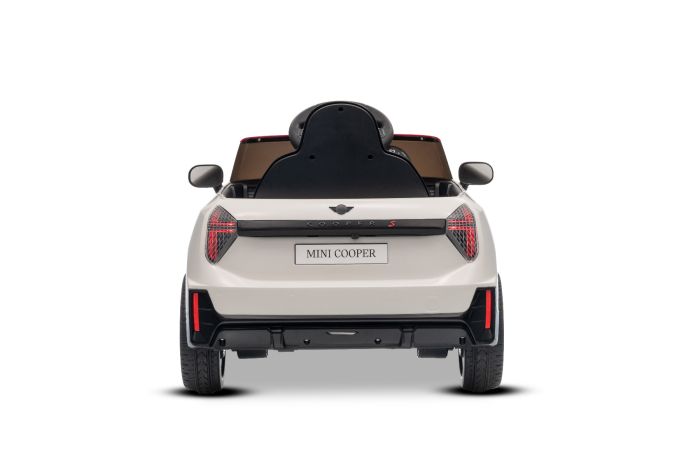 Elektrické autíčko BMW Mini Cooper 12V, biele, USB Vstup s Bluetooth pripojením na MP3 Prehrávači, 2,4 GHz diaľkové ovládanie, 2 x 25W Motor, Lítiová batéria, LED svetlá, ORIGINAL licencia – Obrázok 11