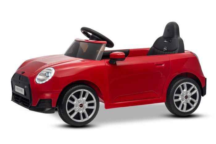 Elektrické autíčko BMW Mini Cooper 12V, červené, USB Vstup s Bluetooth pripojením na MP3 Prehrávači, 2,4 GHz diaľkové ovládanie, 2 x 25W Motor, Lítiová batéria, LED svetlá, ORIGINAL licencia – Obrázok 14