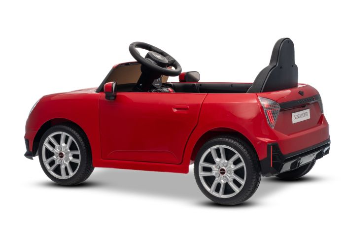 Elektrické autíčko BMW Mini Cooper 12V, červené, USB Vstup s Bluetooth pripojením na MP3 Prehrávači, 2,4 GHz diaľkové ovládanie, 2 x 25W Motor, Lítiová batéria, LED svetlá, ORIGINAL licencia – Obrázok 10