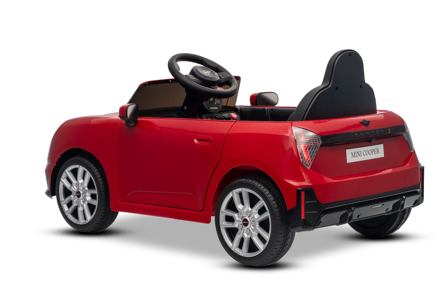 Elektrické autíčko BMW Mini Cooper 12V, červené, USB Vstup s Bluetooth pripojením na MP3 Prehrávači, 2,4 GHz diaľkové ovládanie, 2 x 25W Motor, Lítiová batéria, LED svetlá, ORIGINAL licencia – Obrázok 9