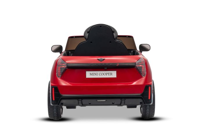 Elektrické autíčko BMW Mini Cooper 12V, červené, USB Vstup s Bluetooth pripojením na MP3 Prehrávači, 2,4 GHz diaľkové ovládanie, 2 x 25W Motor, Lítiová batéria, LED svetlá, ORIGINAL licencia – Obrázok 7