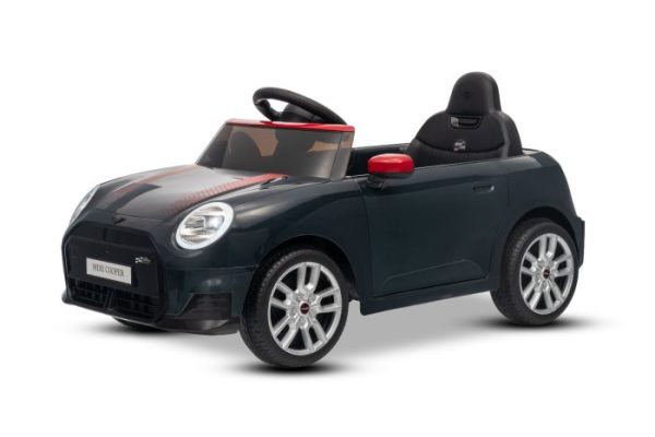 Elektrické autíčko BMW Mini Cooper 12V, čierne, USB Vstup s Bluetooth pripojením na MP3 Prehrávači, 2,4 GHz diaľkové ovládanie, 2 x 25W Motor, Lítiová batéria, LED svetlá, ORIGINAL licencia – Obrázok 26