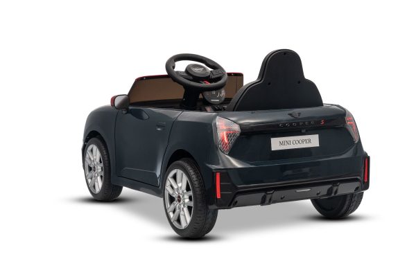 Elektrické autíčko BMW Mini Cooper 12V, čierne, USB Vstup s Bluetooth pripojením na MP3 Prehrávači, 2,4 GHz diaľkové ovládanie, 2 x 25W Motor, Lítiová batéria, LED svetlá, ORIGINAL licencia – Obrázok 21