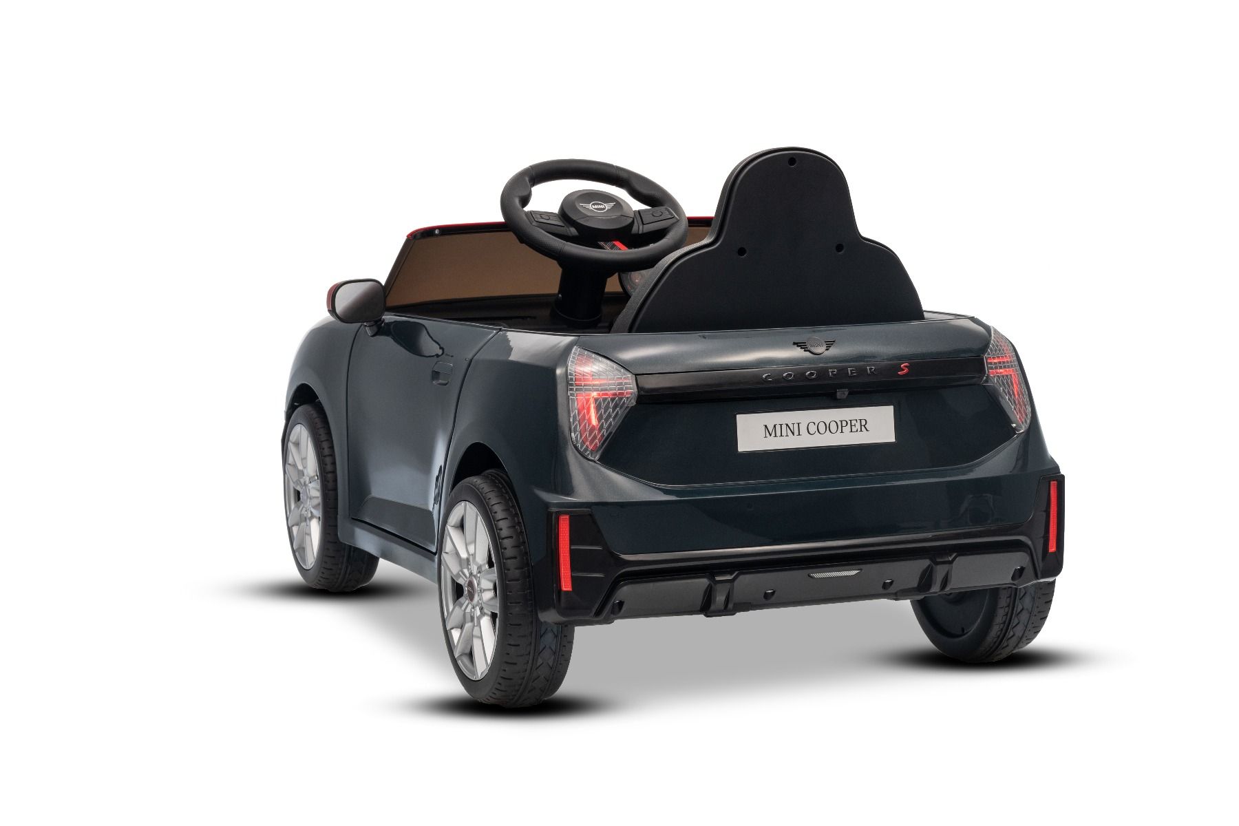 Elektrické autíčko BMW Mini Cooper 12V, čierne, USB Vstup s Bluetooth pripojením na MP3 Prehrávači, 2,4 GHz diaľkové ovládanie, 2 x 25W Motor, Lítiová batéria, LED svetlá, ORIGINAL licencia – Obrázok 20