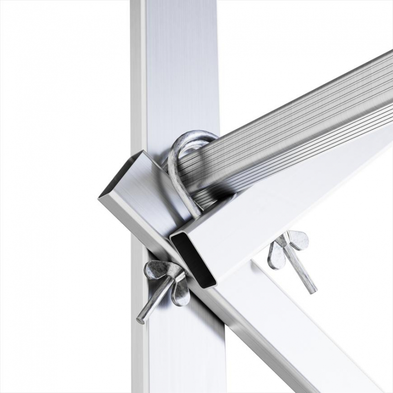 Lešenie s plošinou Strend Pro HECTOR PRO, hliníkové, 3in1, max. 473 cm, max. 200 kg – Obrázok 4