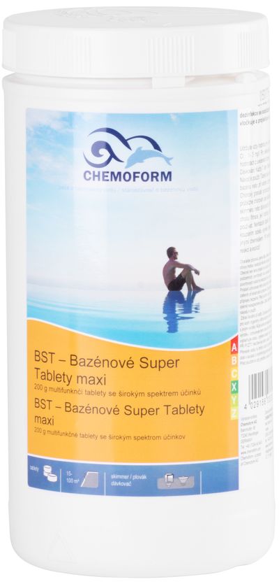 Tablety Chemoform 7601, 200 g, multifunkčné, pomalorozpustné, bal. 1 kg – Obrázok 4