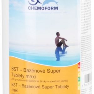 Tablety Chemoform 7601, 200 g, multifunkčné, pomalorozpustné, bal. 1 kg