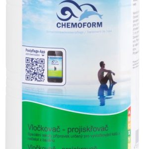Prípravok do bazéna Chemoform 0901, Flockfix vločkovač, preiskrovač, bal. 1 lit.