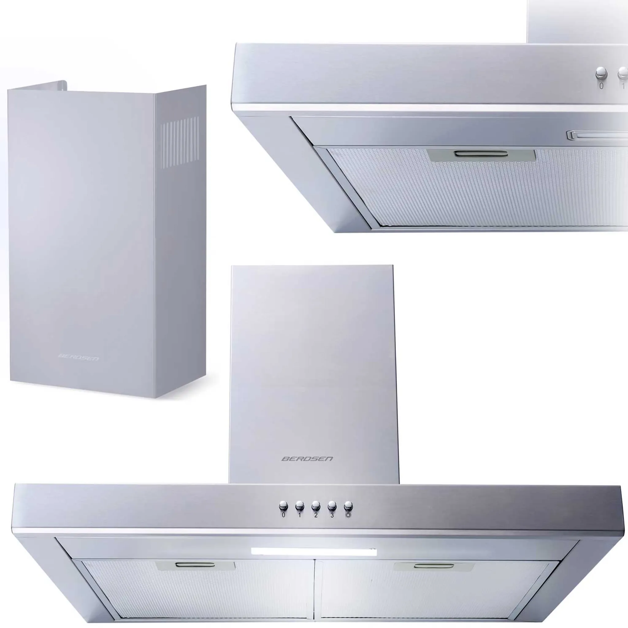 Berdsen BE-60A-T1 INOX digestor s 60 cm komínovou konštrukciou