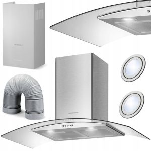 Berdsen BT-223 INOX digestor s komínovým prierezom 90 cm
