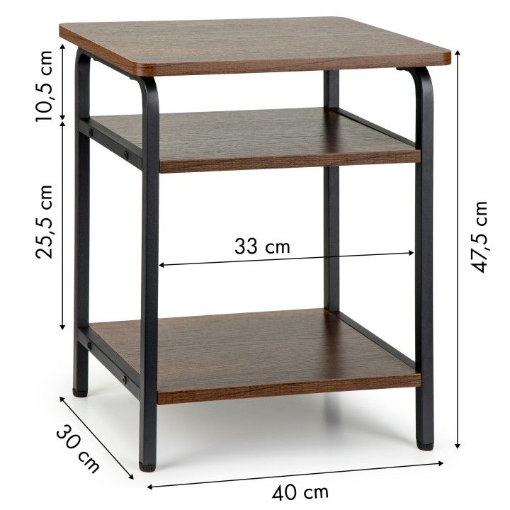 Konferenčný stolík Modernhome s 3 úrovňami v podkroví – Obrázok 2