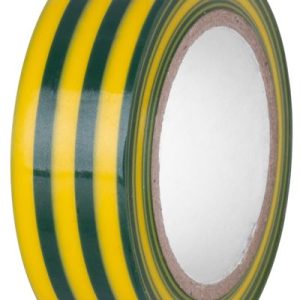 Páska E130YGR, zelenožltá, izolačná, lepiaca, 19 mm, L-10 m, PVC