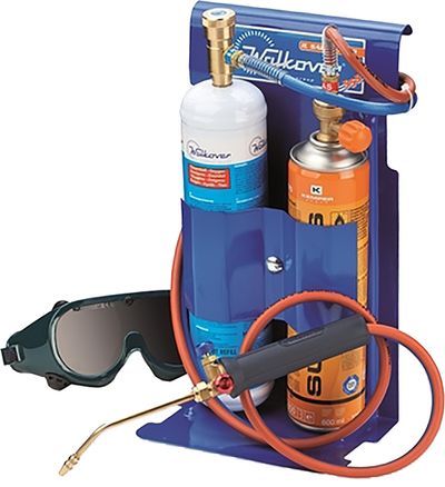 Sada na zváranie KEMPER 555D, prenosný mini autogen, 1x kartuš PB SUPERGAS 600 ml (330 g), 1x kyslík 110 bar