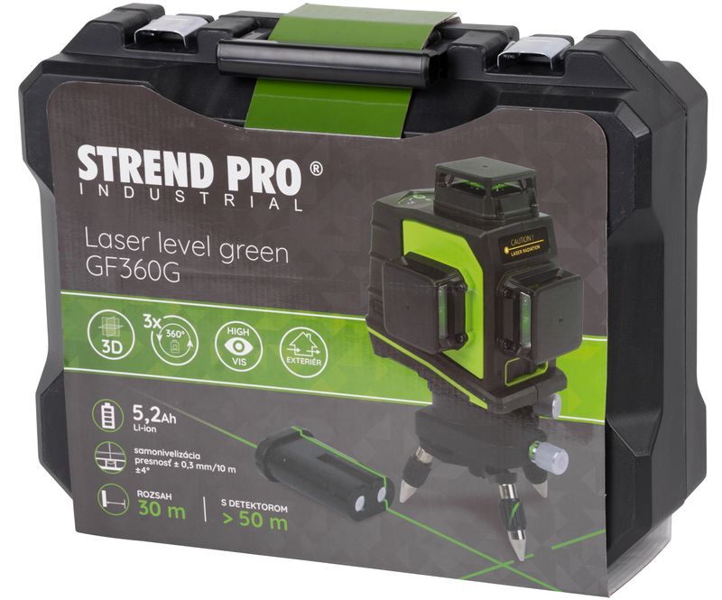 Laser Strend Pro Industrial GF360G, 3D, zelený – Obrázok 4