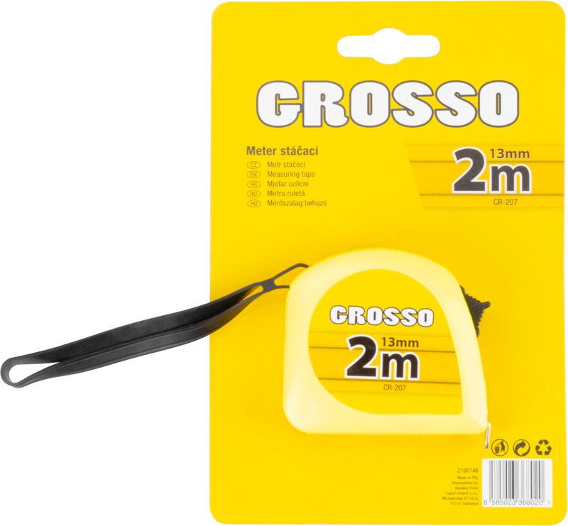 Meter GIANT GROSSO CR-07, 2 m, zvinovací – Obrázok 2