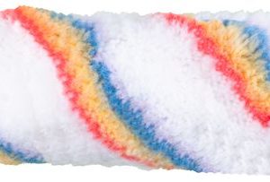 Valček maliarsky Acrylic mini, dúhový, 100 mm, 30/6 mm