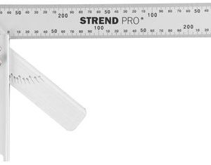 Uholník FSC-08 300 mm, Alu, s uhlomerom