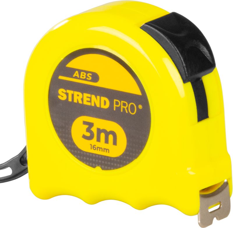 Meter Strend Pro WorkTiger 3 m, 16 mm, zvinovací, ABS – Obrázok 5