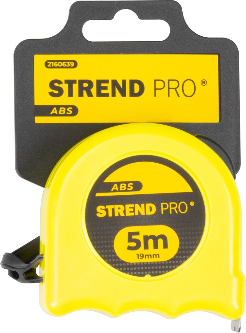 Meter Strend Pro WorkTiger 5 m, 19 mm, zvinovací, ABS – Obrázok 2