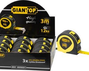 Meter GIANT CR-82 CE, 3 m, 16 mm, zvinovací, stáčací, Sellbox 12 ks