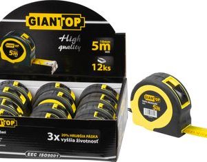 Meter GIANT CR-82 CE, 5 m, 19 mm, zvinovací, stáčací, Sellbox 12 ks