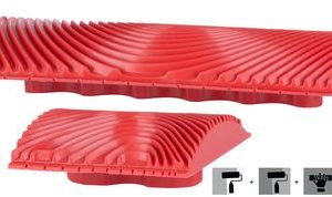 Sada textúrovacia Euroll, Woodgrain, fladrovacia kolíska, vzor drevo