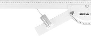 Pravítko Strend Pro FSC-02, 550 mm, multifunkčné, s uhlomerom, Alu