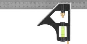 Uholník Strend Pro FSC-13, 300 mm, stolársky, s vodováhou