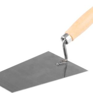 Lyžica murárska 200x140 mm, s drevenou rúčkou