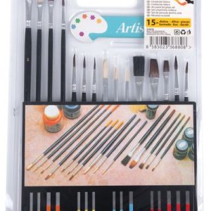 Sada štetcov G0446 • umeleckých, 15 dielna