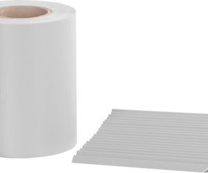 Páska Strend Pro EUROSTANDARD, 190 mm, L-35 m, tieniaca, sivá, krycia, na plotové panely, s 20 klipsami, 450 g/m2, PVC, RAL7040