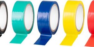 Páska Strend Pro, 19 mm, L-5 m, PVC, max. 80°C, 600V, izolačná, rôzne farby, lepiaca, bal. 5 ks