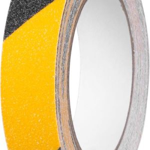 Páska Strend Pro, 25 mm, L-5 m, lepiaca, protišmyková, extra odolná, čierno/žltá