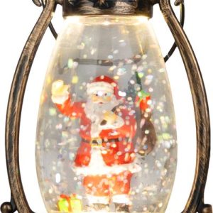 Lampáš MagicHome Vianoce, Santa, plast, 1xLED teplá biela, 8x6.5x14 cm, 3xLR44